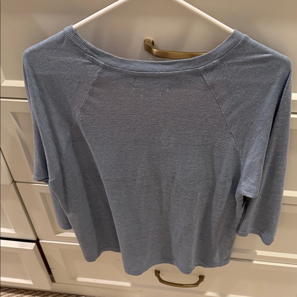 Isabel Marant Kids Long Sleeve Colorblock Tee - Blue, Pink, Purple - Picture 4 of 4